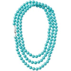 Stella and Dot- Turquoise La Coco bead necklace